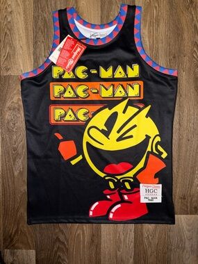 Pac-Man Tank Top - Bold Yellow & Red Artwork